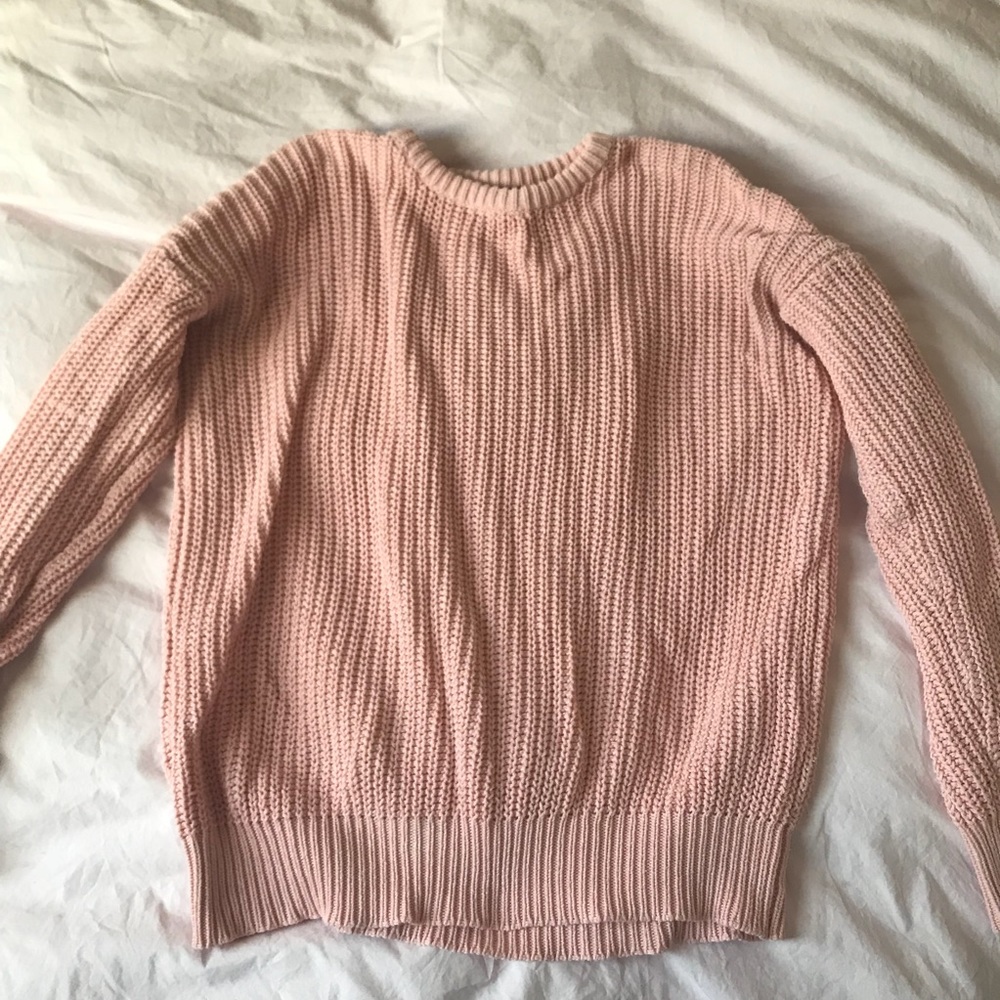 American Apparel Fisherman pullover pink